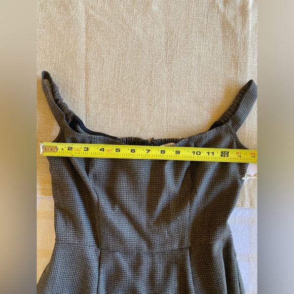 Reformation Stratford check midi dress size 0 BNWT - Picture 8 of 12